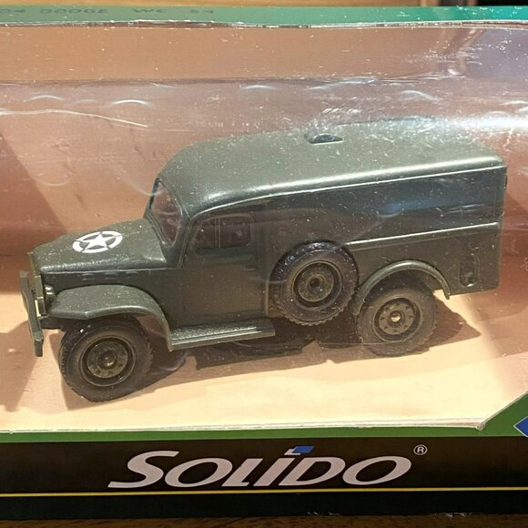 Vtg Solido Dodge WC 54 Les Militaires Collection 1 Model Truck 1/50 Scale - Picture 1 of 8
